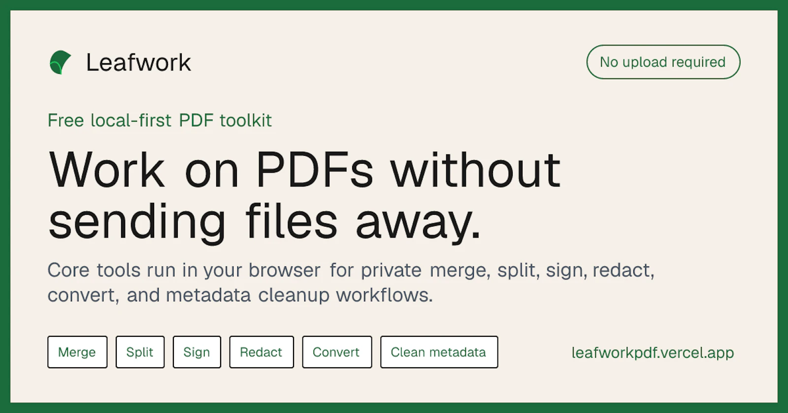 Leafwork screenshot 2