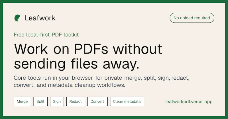 Leafwork screenshot 2