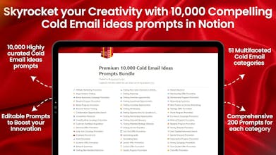 10,000 Cold Email Ideas Prompts gallery image