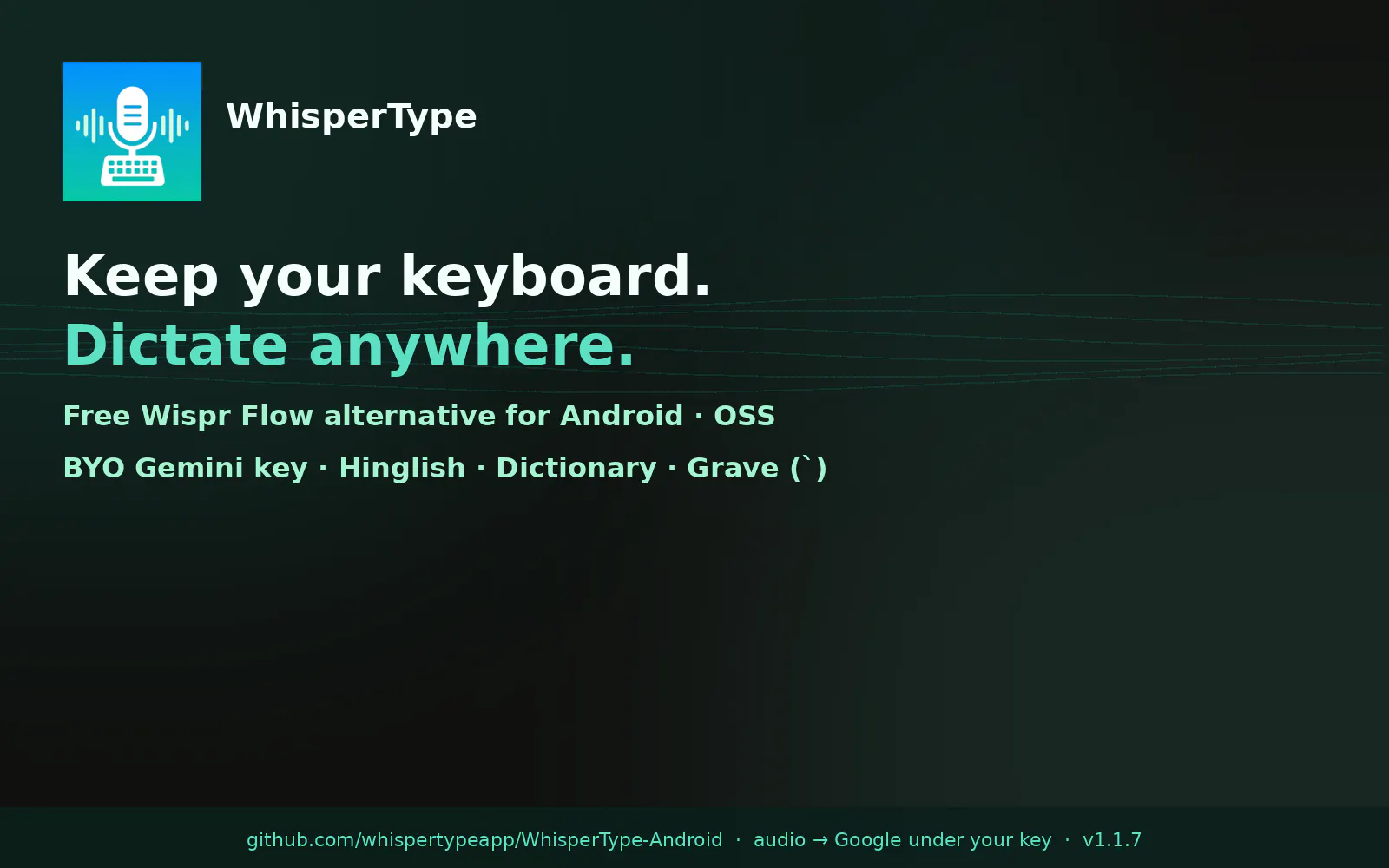 WhisperType screenshot