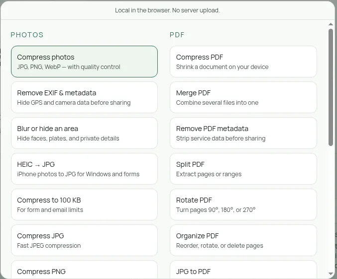 PixLocal - Secure Photo & PDF Tools gallery image