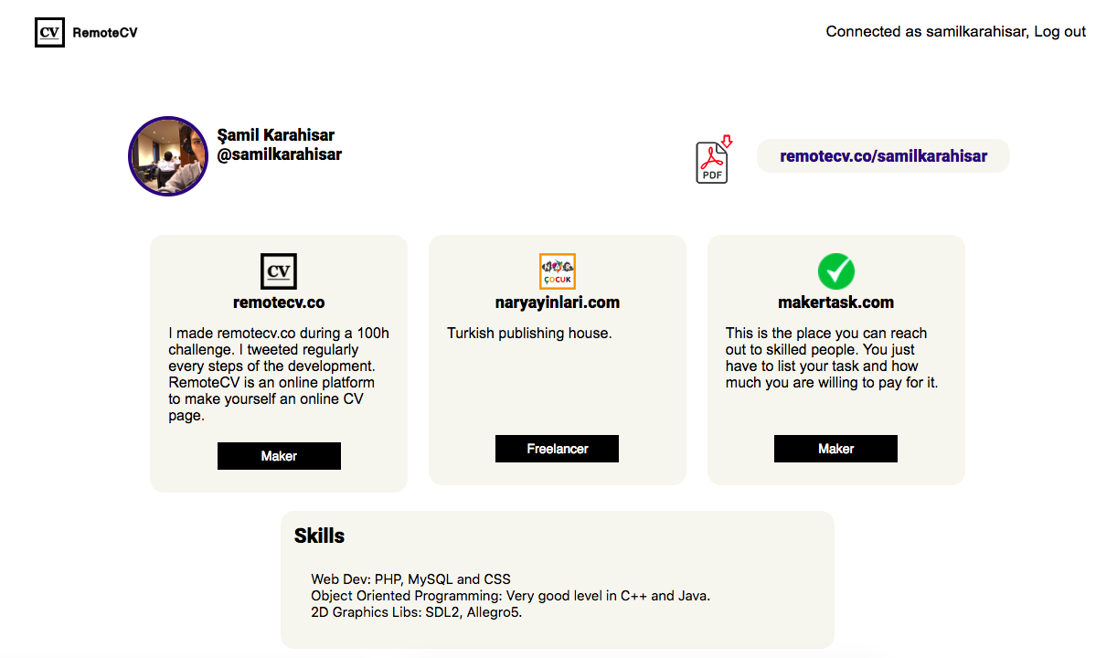 RemoteCV gallery image