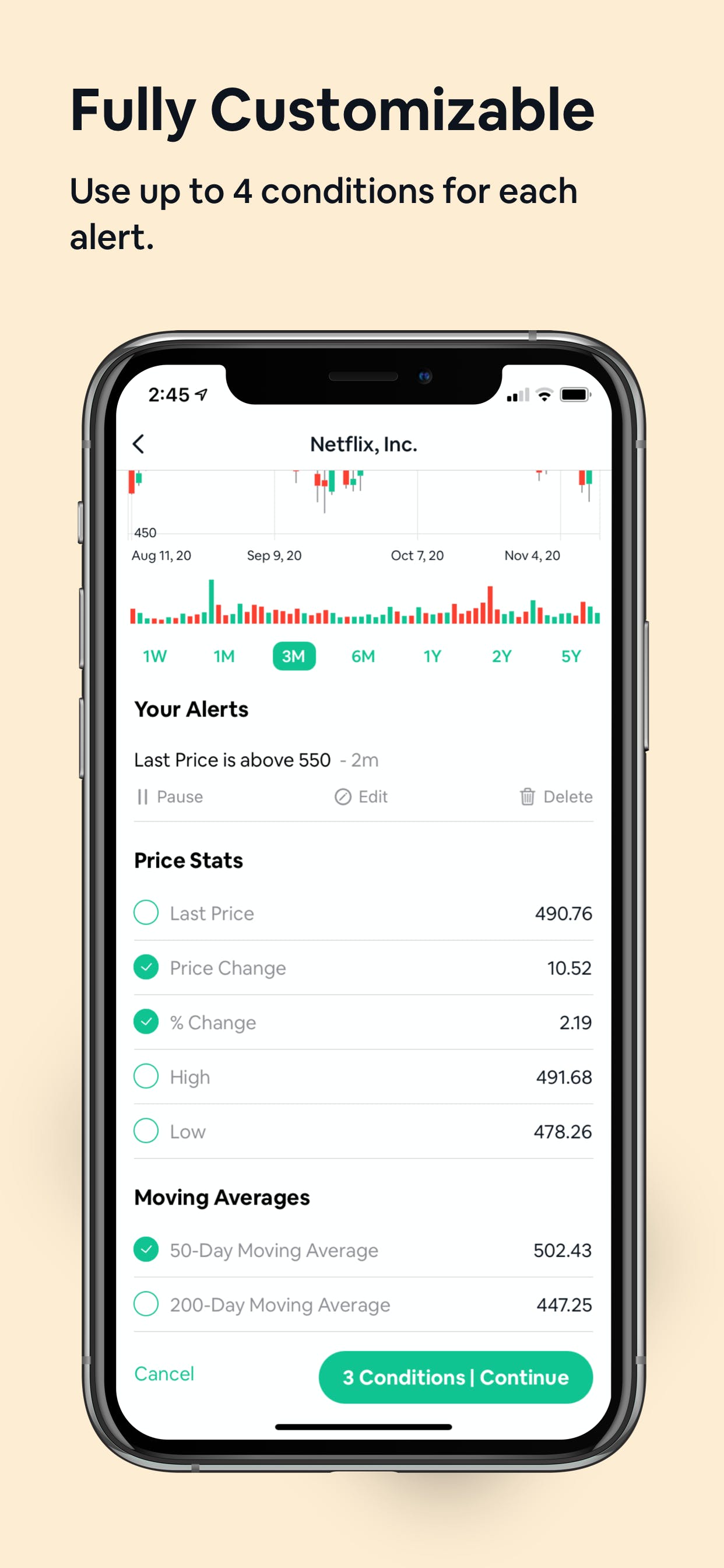 Real-Time Customizable Stock Alerts media 2