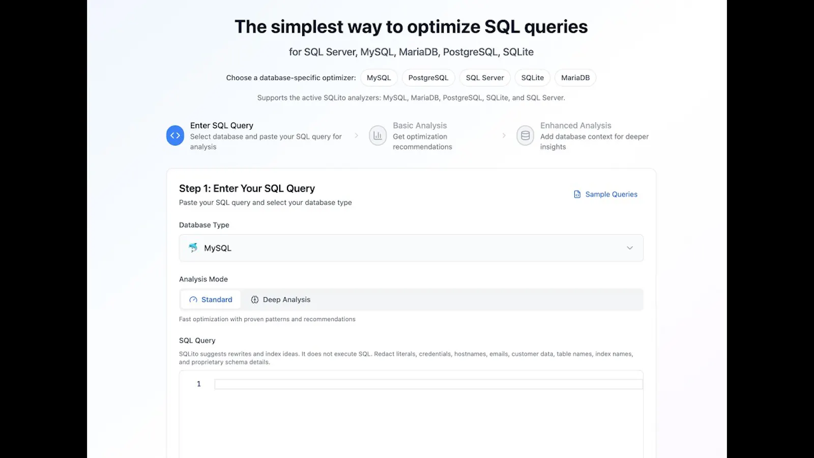 SQLito screenshot 1 (video preview)
