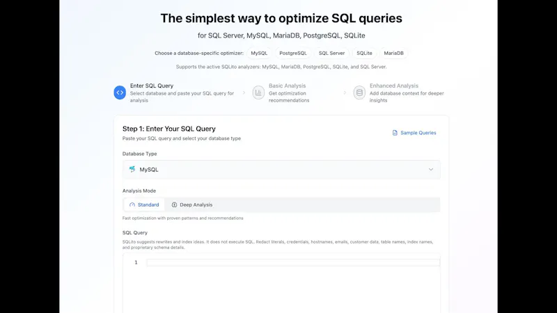 SQLito screenshot 1 (video preview)