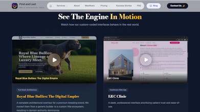 First and Last — Web & Interactive Tools gallery image