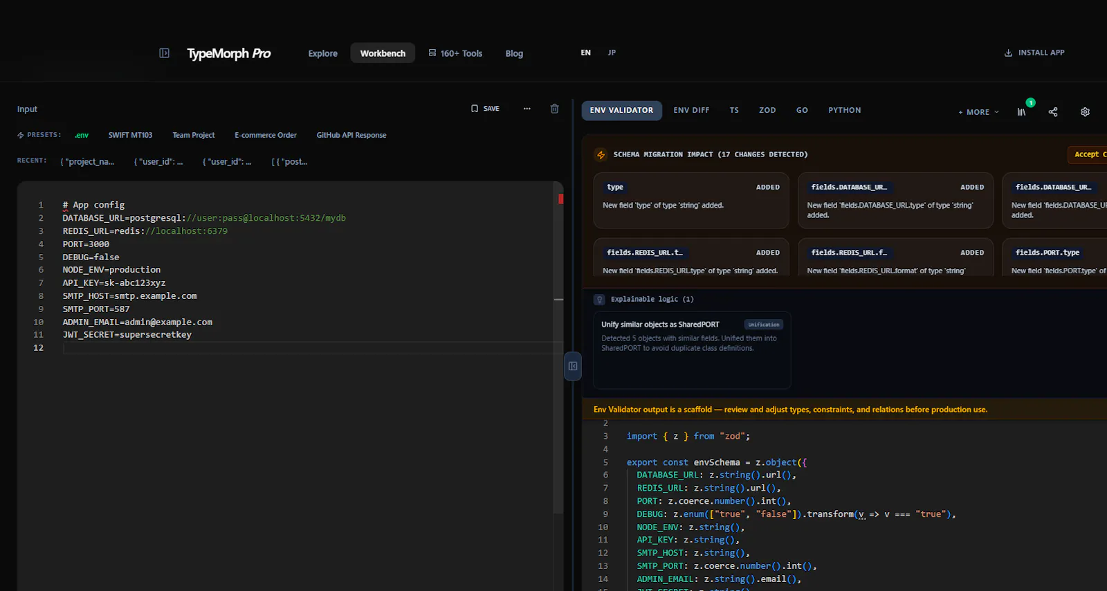 TypeMorph screenshot 3