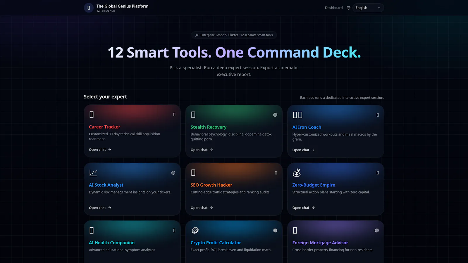 Global Genius Platform screenshot 1