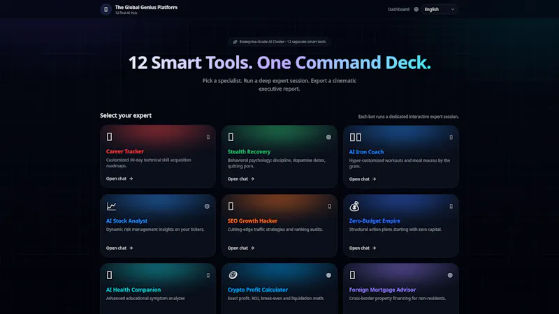Global Genius Platform screenshot 1
