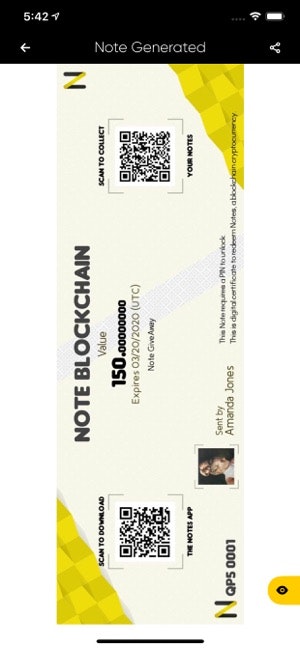 Note Blockchain Social gallery image