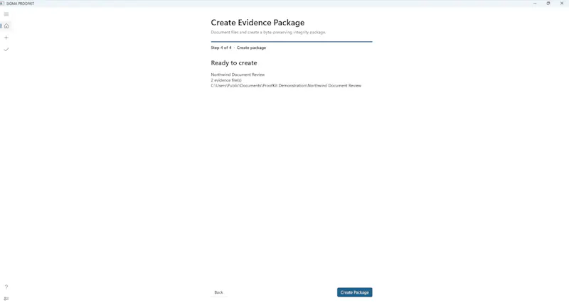 SIGMA PROOFKIT screenshot 1