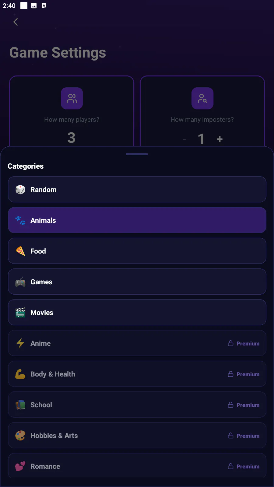 Imposter Fun Party Game gallery image