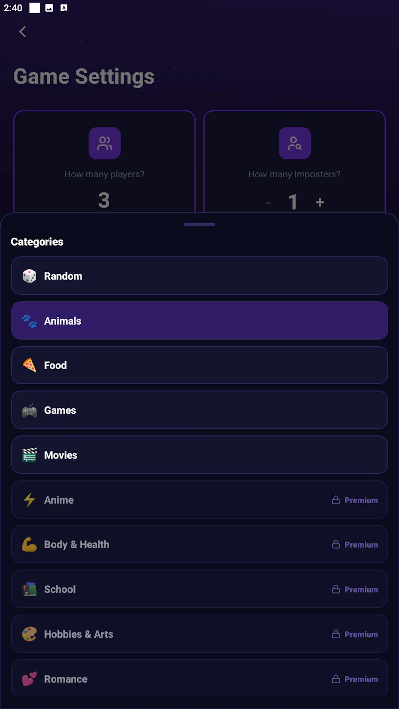 Imposter Fun Party Game screenshot 3