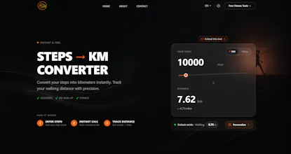 Steps To KM Converter gallery image