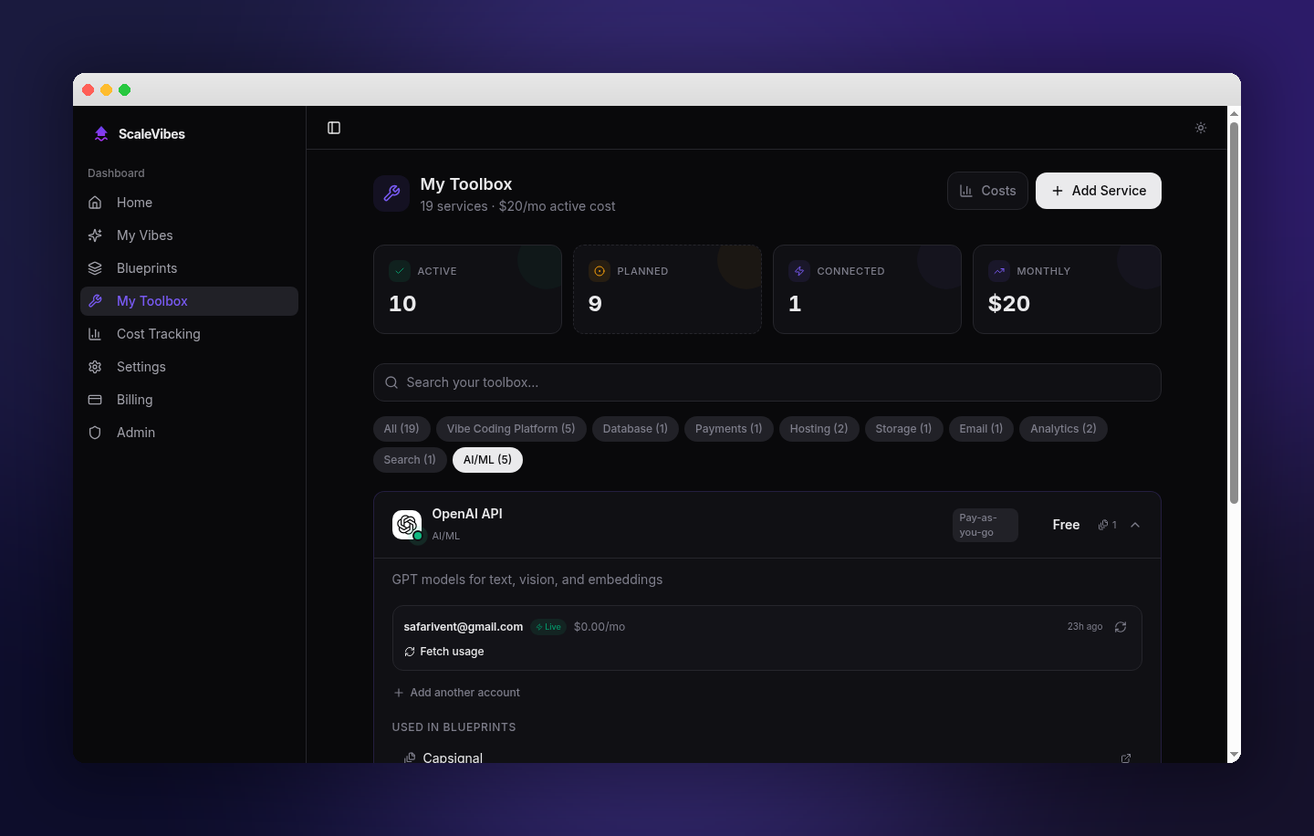 ScaleVibes — Optimize Your Vibe Stack gallery image