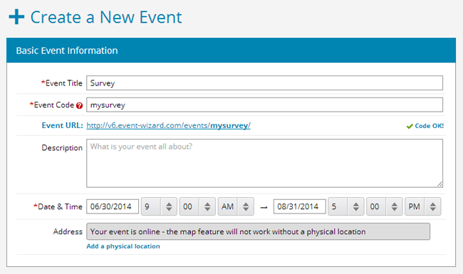 Event Wizard gallery image