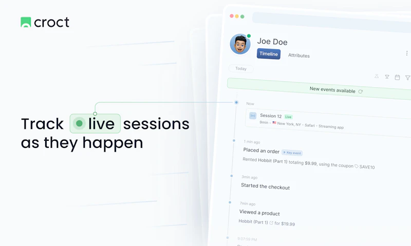Visitor profiles and timeline by Croct screenshot 3