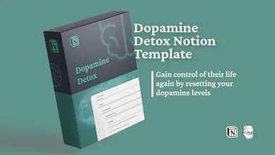 Dopamine Detox Notion Template gallery image