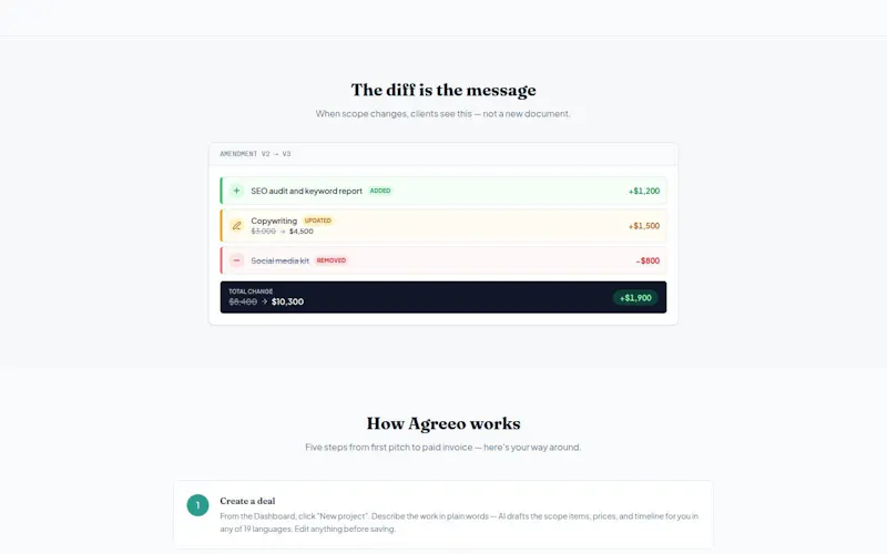Agreeo screenshot 2
