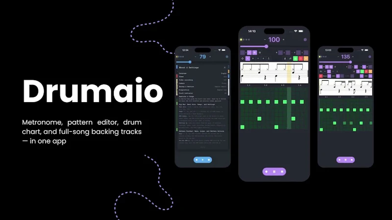 Drumaio screenshot 1 (video preview)