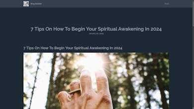 Blog Builder gallery image