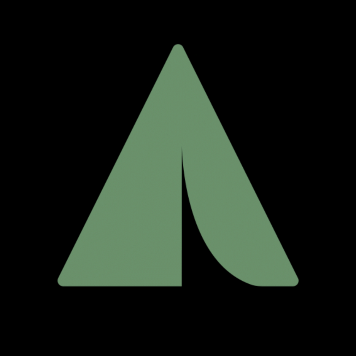 Tented - Product Hunt launch logo and brand identity