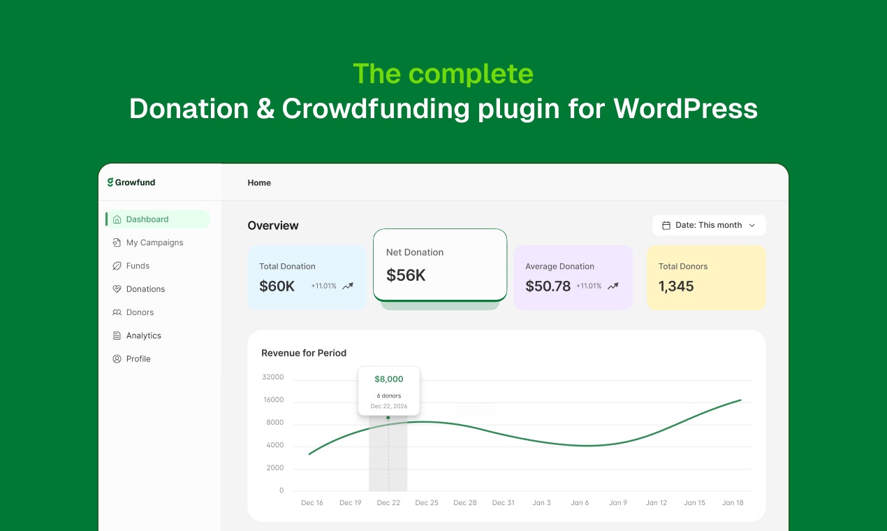 Growfund - Screenshot 4 showing product features and functionality
