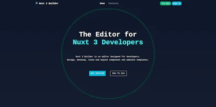 Nuxt 3 Builder gallery image