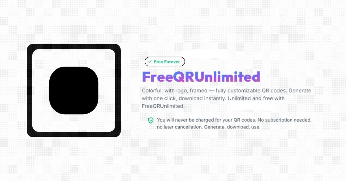 FreeQRUnlimited gallery image