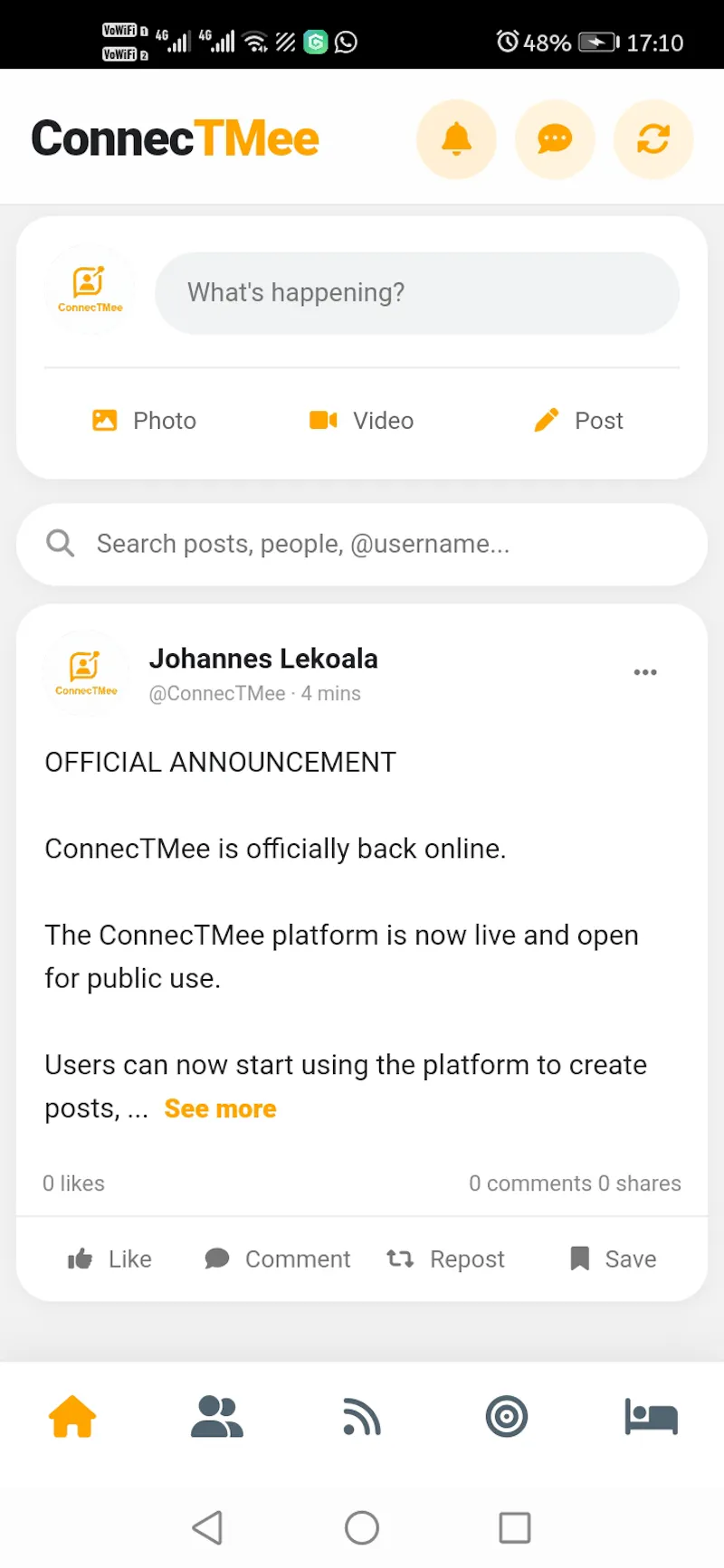 ConnecTMee screenshot 2