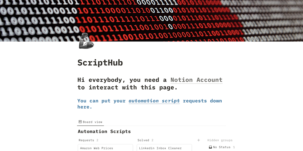 Scripthub The Stack Overflow for marketing, sales automation scripts