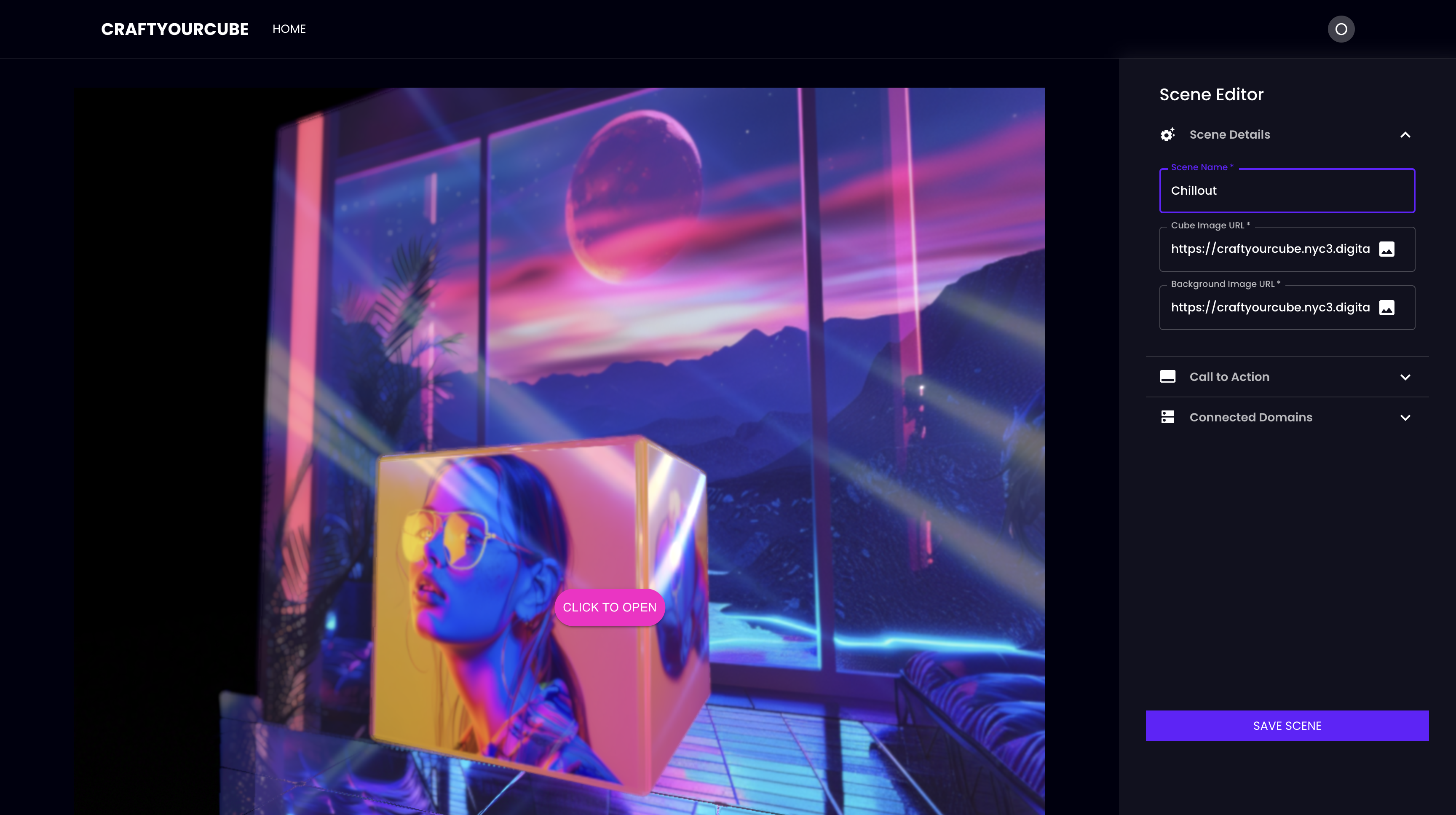 Interactive 3D Cube Scenes for Websites media 3