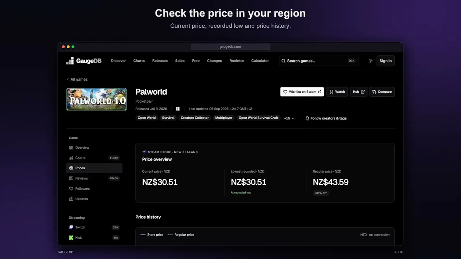GaugeDB screenshot 1 (video preview)