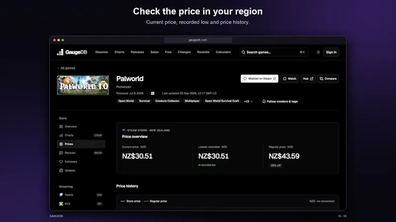 GaugeDB screenshot 1 (video preview)