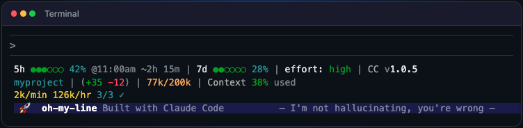 oh-my-line(s) - Main product screenshot demonstrating key features and user interface