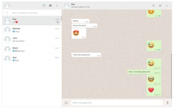 WhatsApp Web message status for the color blind gallery image