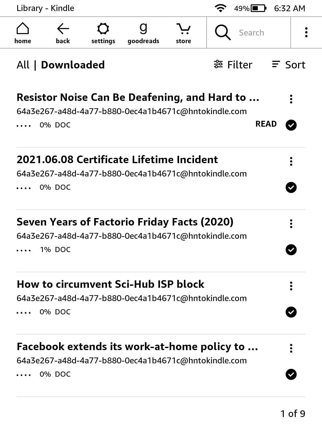 HN to Kindle gallery image