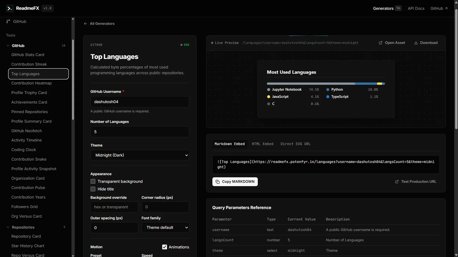 ReadmeFX gallery image
