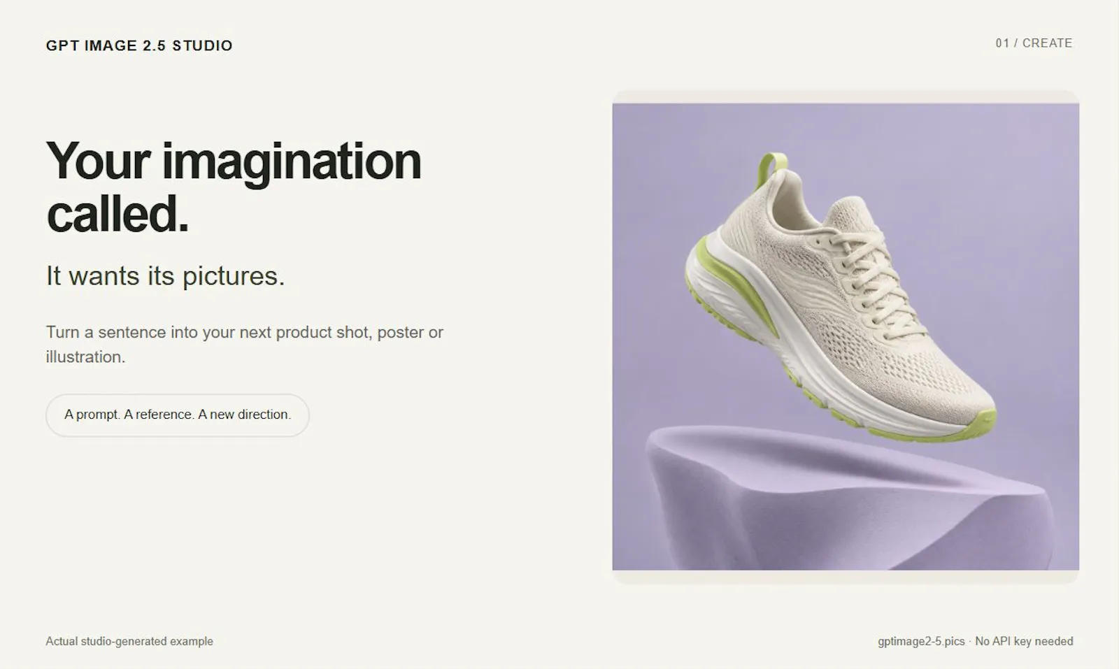 gpt image 2.5 generator studio screenshot 1