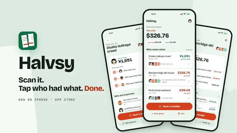 Halvsy for iPhone screenshot 1 (video preview)