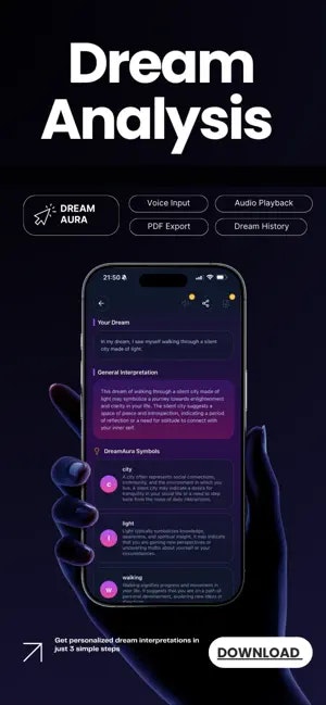 DreamAura - Screenshot 3 showing product features and functionality