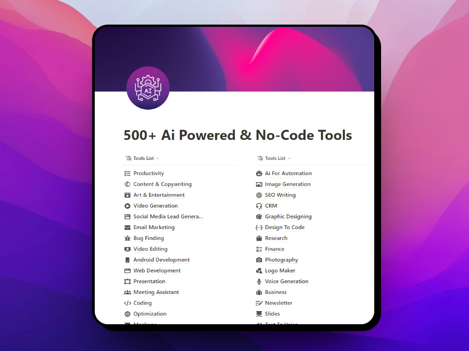 Media 500 AI Powered & No-Code Tools Bundle 2