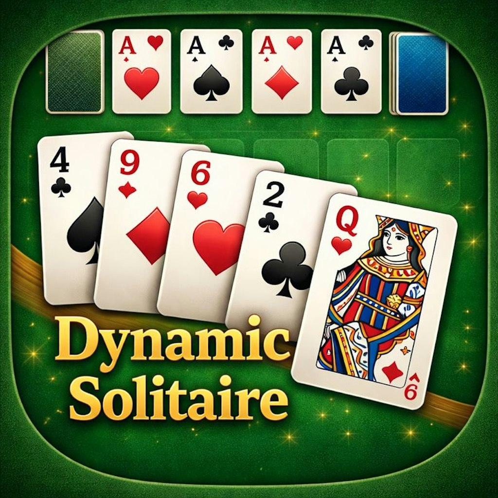 Solitaire Unique Card Mode – 1 to 5 card - Product Hunt launch logo and brand identity