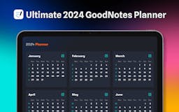 Ultimate 2024 Goodnotes Planner media 2