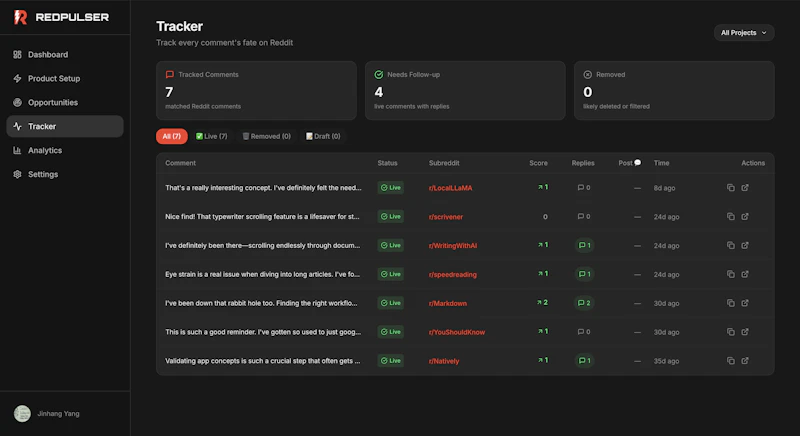 RedPulser screenshot 6