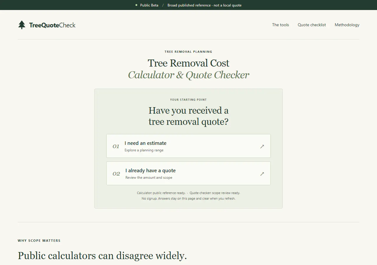 TreeQuoteCheck gallery image