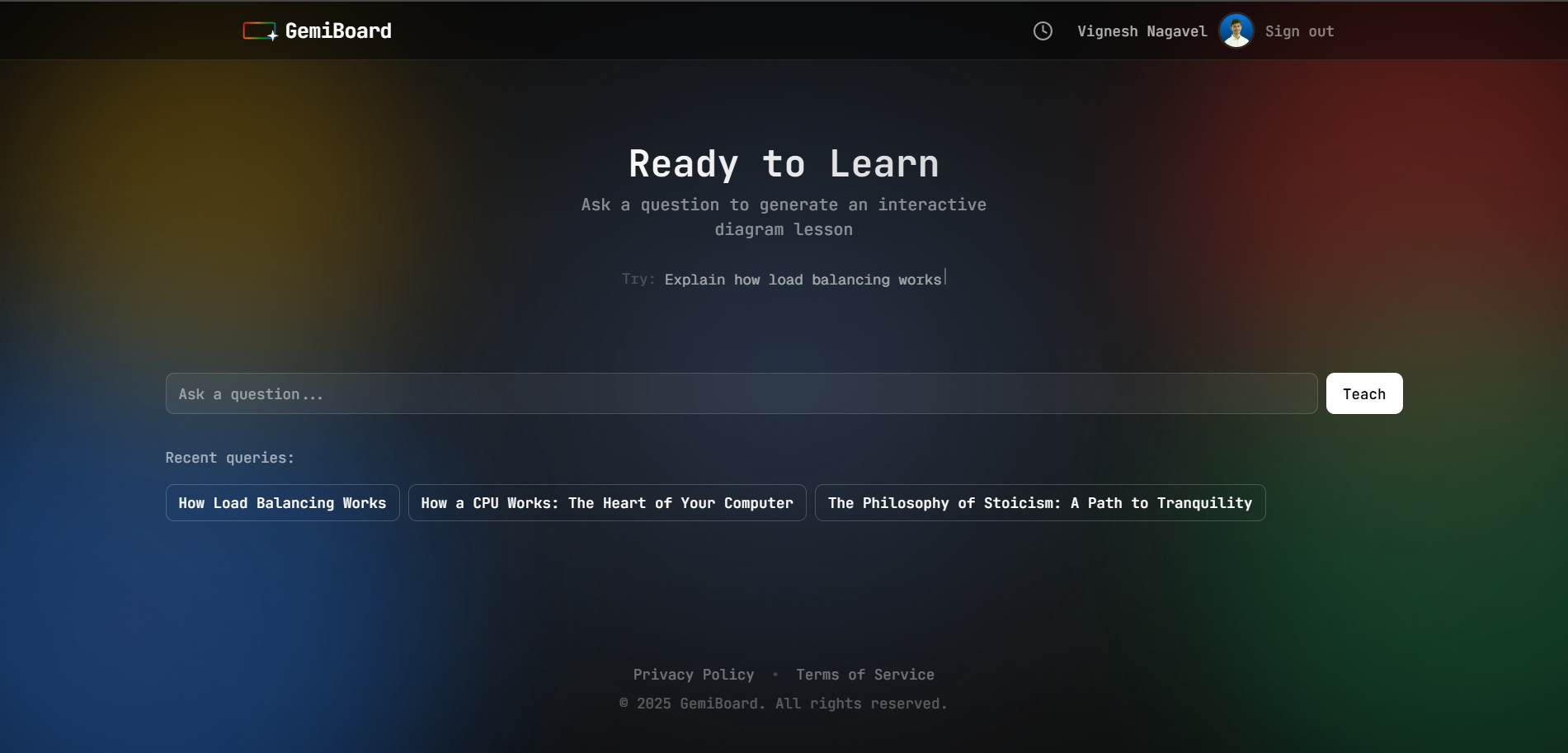 GemiBoard - Main product screenshot demonstrating key features and user interface