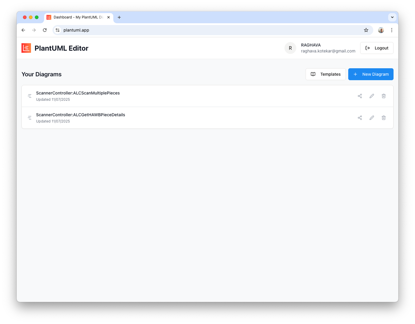 Plantuml Webエディター media 3