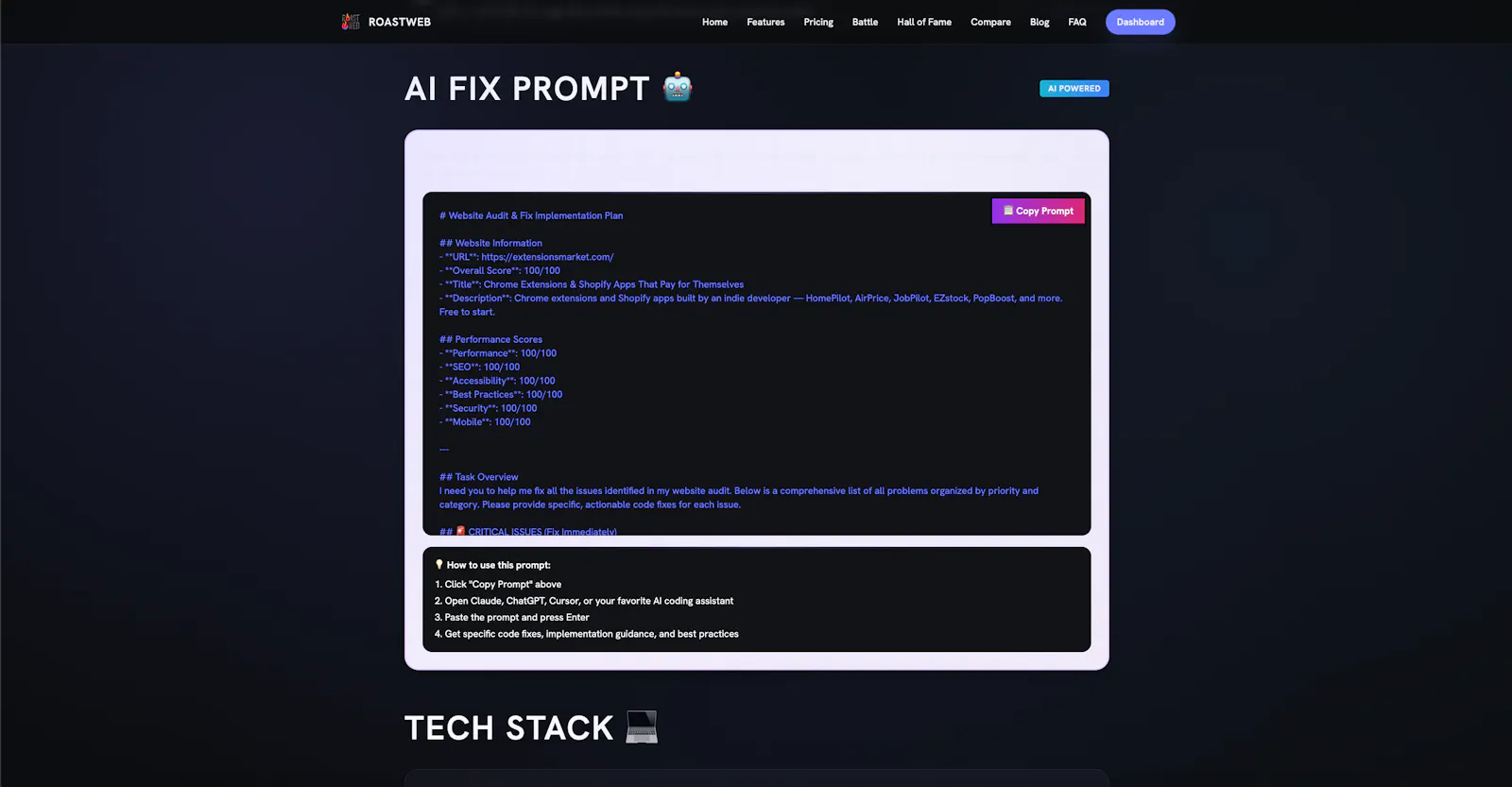 RoastWeb screenshot 4