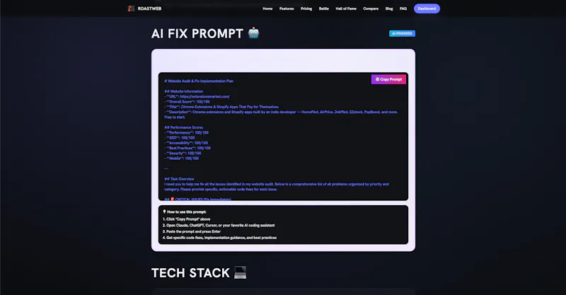 RoastWeb screenshot 4